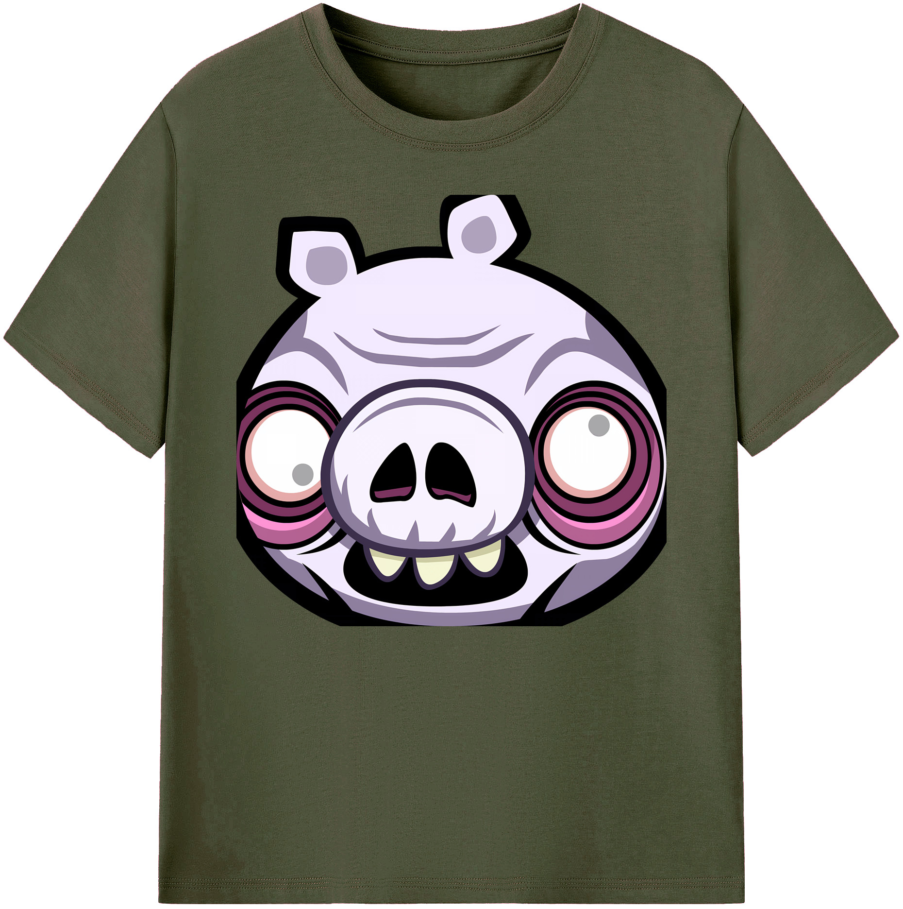 （画像用） Angry Birds アングリーバード 綿100％ メンズ半袖Tシャツ｜肌触りやわらか＆通気性